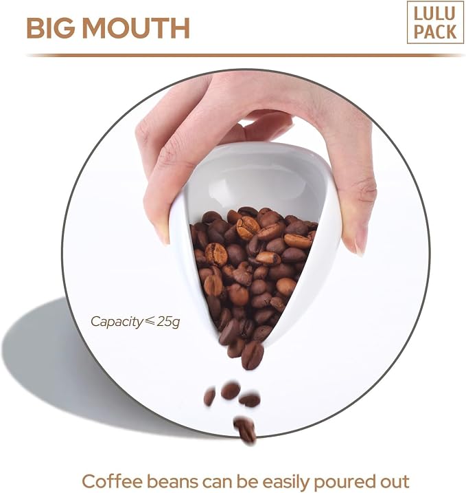 Lulupack Coffee Bean Dosing Cup with 20ML Spray Bottle, Coffee Measuring Cups & Espresso Bean Spritzer Kit Blue