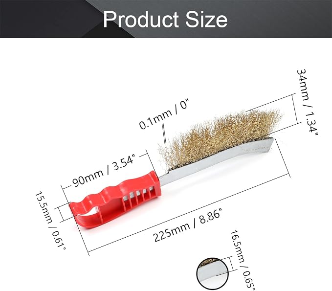 Utoolmart Clean Grill Brush, BBQ Grill Brush - Stainless Steel Barbecue Grilling Cleaner, Grill Accessories Gift 1 Pcs