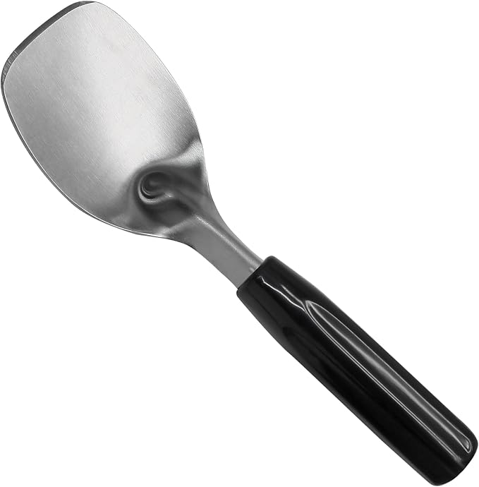 9" Heavy Duty Ice Cream Spade,Non-Slip Stainless Steel Spoon Scraper,Perfect Paddle for Scooping and Serving Hard Frozen Treats Gelato and Creamier Frozen Desserts(1PCS)