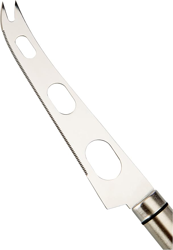 Tala Stainless Steel Cheese Knife, Perfect for Hard and Soft Cheeses. Specially Designed for The Cutting and Serving of Cheeses, Dishwasher Safe. 26.6 x 3.0 x 1.5 cm