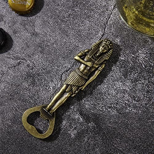 Egyptian Pharaoh King Wine Beer Bottle Opener for Bar Bartender Men and Women,Thanksgiving,Hallowmas,Christmas