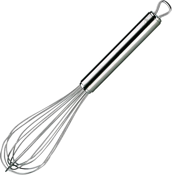 Küchenprofi Stainless Steel Whisk, Hand Whisk for Eggs, Batter, and Dough, Metal Whisk for Kitchen Use, 12 Inches