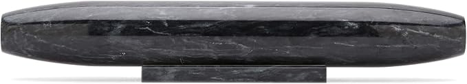 Fox Run 48759 Black Marble French Rolling Pin, 2 x 12 x 2 inches