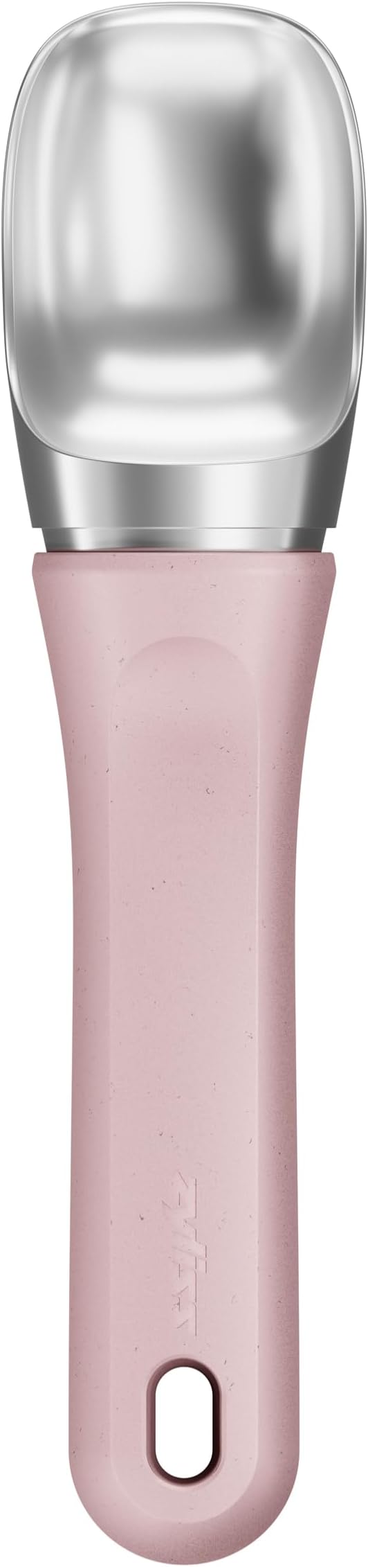 Zyliss Ice Cream Scoop - Stainless Steel Ice Cream Scoop - Dishwasher-Safe Scooper with Eco-Friendly Handle - Pink