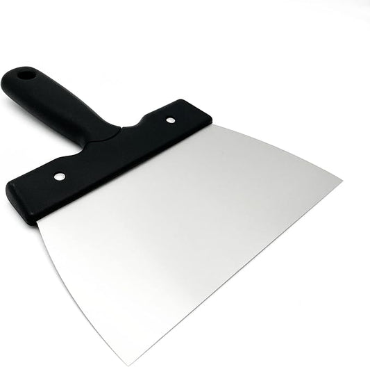 Goldbaking Coating Spatula for Chocolate Scraper Chocolate Thermostat Spatula Stainless Steel Dough Scraper 7.9inch (large 20cm)
