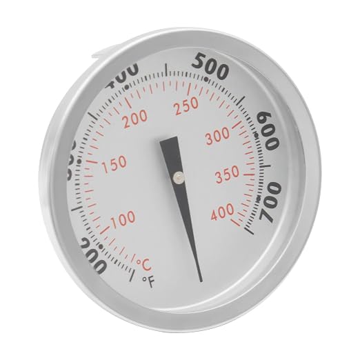 BBQ Future 67088 Grill Thermometer Replacement for Weber Genesis 300 and Summit Series Grills, Thermometer Gauge for Weber Genesis E/S-310, E/S-330, Temperature Center Mount 2-3/8" Diameter