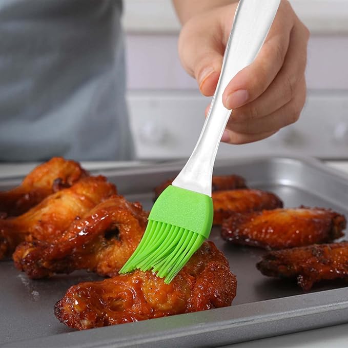 Silicone Pastry Brush 5 Pack Basting Brush Heat Resistant | Kitchen Food Brushes for Cooking Basting BBQ Baking