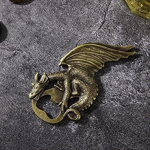 Dragon Wine Beer Bottle Opener for Bar Bartender Men and Women,Thanksgiving,Hallowmas,Christmas,Bronze color