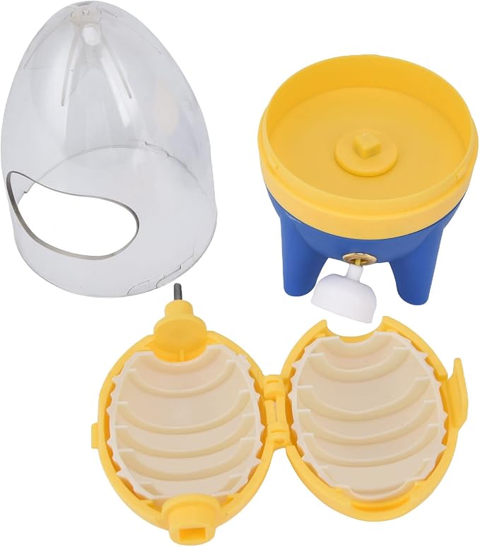 Egg Scrambler Shaker, Yolk Mixer, Portable Golden Egg Maker, Manual Egg Shaker, Egg Spinner Scrambler, Egg White and Yolk Spinning Mixer with Pull Rope to Make Hard Boiled Golden Eggs