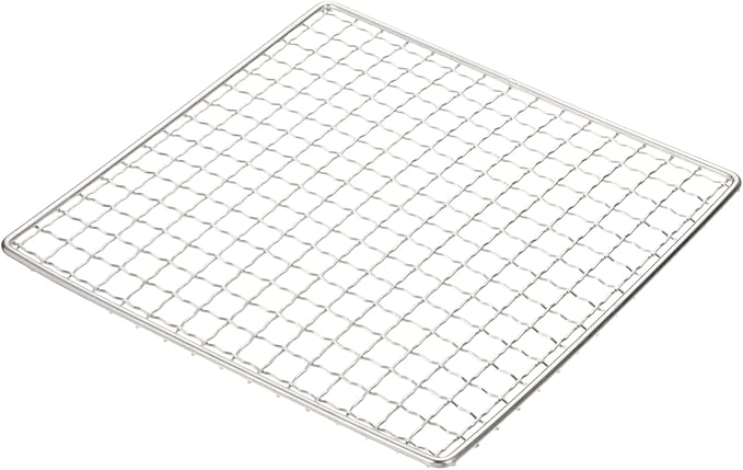 uxcell Cooling Racks, 7.9" x 7.9" Stainless Steel Barbecue BBQ Grill Net Mesh Rack Grate for Cooking, Roasting, Grilling, Oven & Dishwasher Safe, Silver