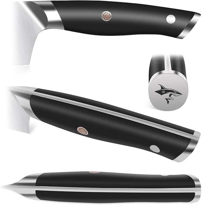 MAD SHARK 8-Inch Chef Knife - German High Carbon Stainless Steel Kitchen Knife, Professional-Grade Razor-Sharp Edge, gift for Husband Men Women(Gift Box Included)