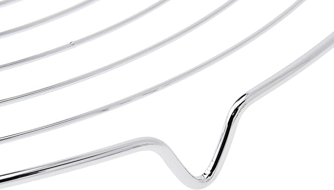 Ibili Round Cooling Racks for Cooking and Baking, Multipurpose Stainless Steel Roasting Rack - Made in Spain, Dishwasher and Oven Safe - 30 x 30cm - 11.9" x 11.9" Inches
