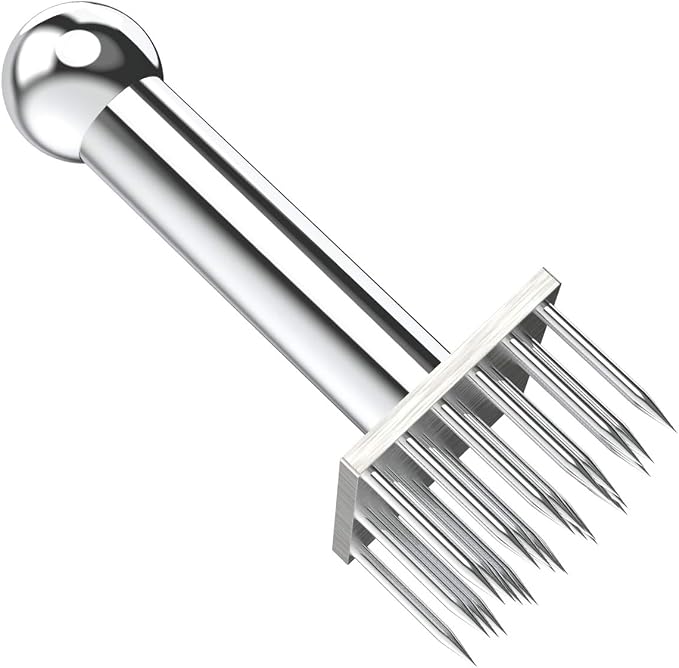 Bygytyo Heavy-Duty 28 Blades Stainless Steel Meat Tenderizer for Chicken, Steak, Beef, and Other Meats