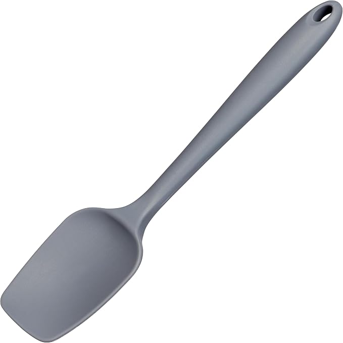Tala Silicone spoon spatula in gray, heat-resistant up to 240 degrees and ideal for serving all sauce and soup tasks, ideal for use with non-stick