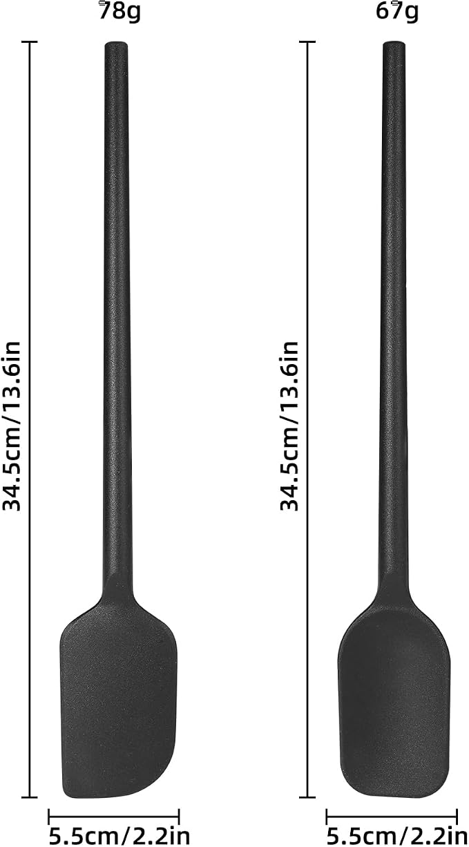 Silicone Cooking Spoon and Spatula (BakingSpatula-2pcs)