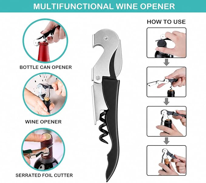 Jar Opener & Bottle Opener for Seniors, Arthritis, Weak Hands, Non Slip Lid Grip Remover, Effortless Twist,4-in-1 Multi Purpose Kitchen Tool(Blue)