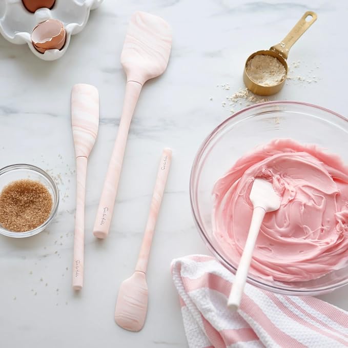 Sur La Table Narrow Silicone Jar Scraper, Flexible Silicone Head Designed for Jars, Blenders and Deep Containers