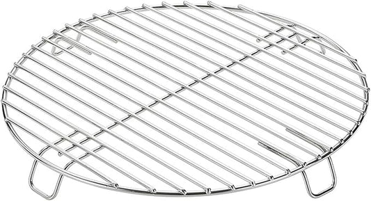 Campingmoon Stainless Steel Round Cooling Rack Baking Steaming Roasting Rack,Cooking Grid Grill 27cm