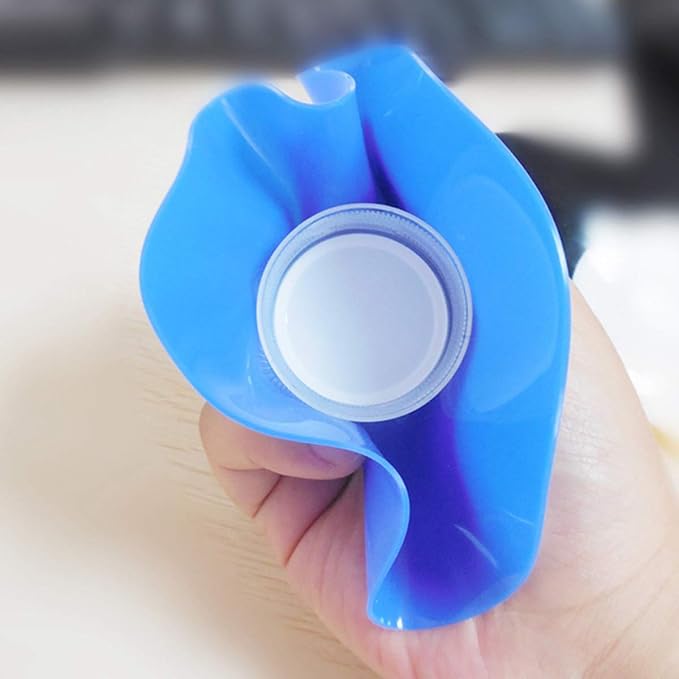Set of 3, Silicone Jar Grip, Multi-purpose Jar Gripper Pads Bottle Lid Openers Round Kitchen Coasters (Blue)