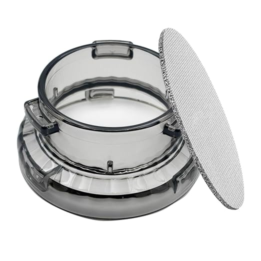54mm Espresso Dosing Funnel and Puck Screen Set for Breville Barista Portafilters, Compatible Breville 8series Barista and Bambino Espresso Machines Dosing Funnel, Grey