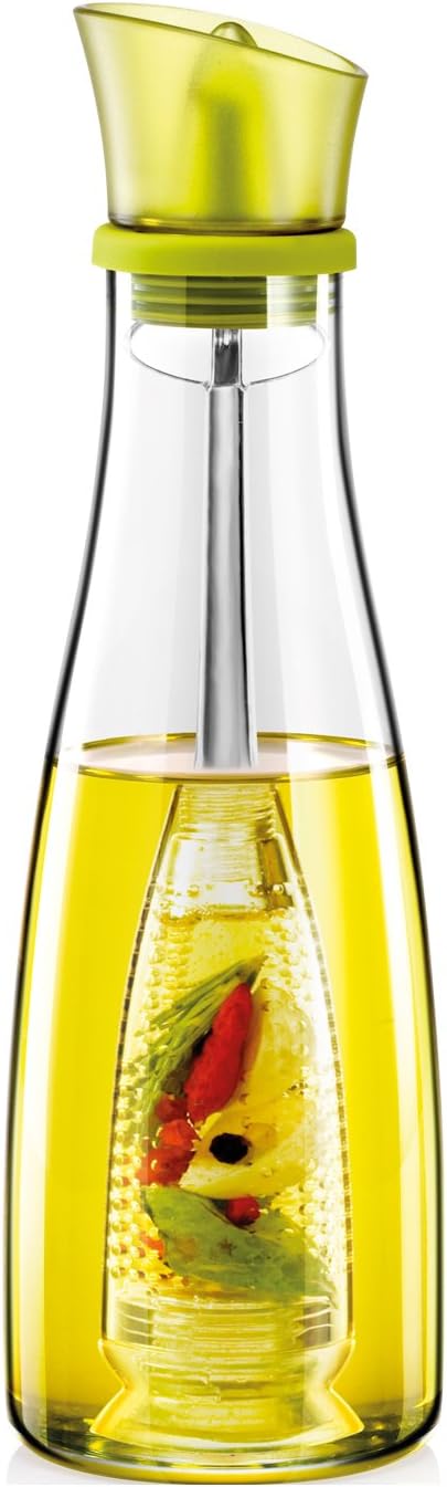 Tescoma Oil Dispenser Bottle with infuser 8,5oz, with no-drip Spout for 250 ml