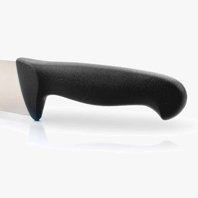 Arcos Butcher Knife 12 Inch Nitrum Stainless Steel. Professional Cooking Knife For Cutting Meat, Fish and Vegetables. Ergonomic Polyoxymethylene Handle. Series 2900. Color Red.