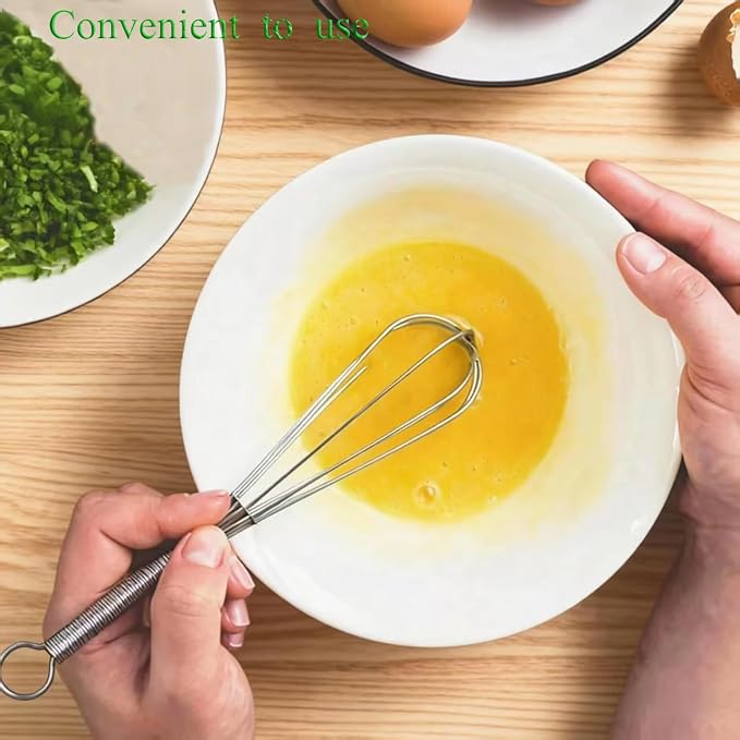 10 Pieces Measuring Cups and Spoons Set, Measuring Cups for Cooking | Stainless Steel,Gifts for Women Mom Cooking Lovers-4 Cups 5 Spoons 1 whisk with Strengthened Weld Joints