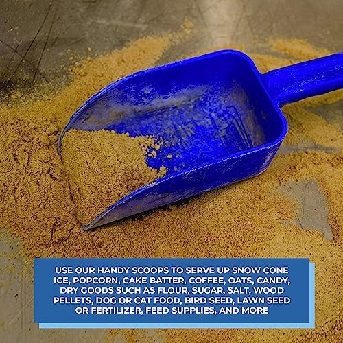 Vikan Remco 63007 Color-Coded Plastic Hand Scoop - BPA-Free Food-Safe Kitchen Utensils, Restaurant and Food Service Supplies, 16 oz, Orange