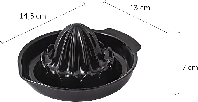 BranQ Home essential 5901098107044 Citrus juicer Made from Tritan, Plastic, Black