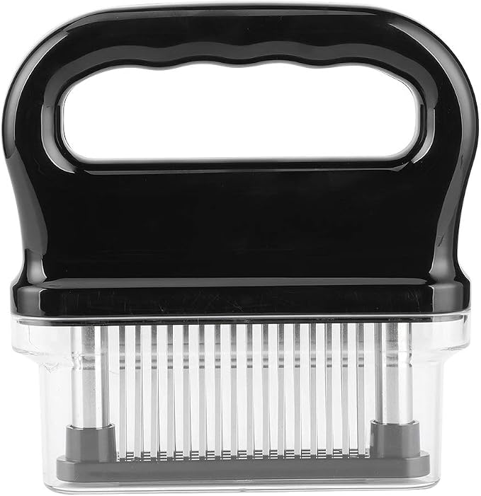 Meat Tenderizer, Kitchen Meat Pounder with 48 Stainless Steel Needle Blade Meat Beater Cooking Tool for Beef Turkey Chicken Steak Veal Pork Fish