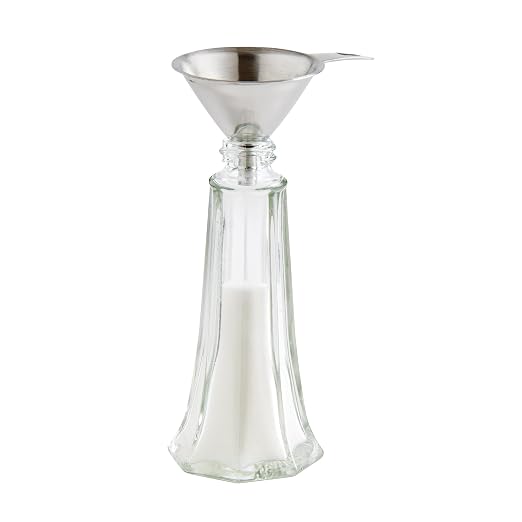 HIC Kitchen Condiment Funnels, Set of 3, 0.5-Ounces, 0.75-Ounces, and 2-Ounce Capacities