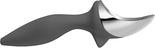 Tovolo Ice Cream Scoop Charcoal Gray Dishwasher Safe Heavy Duty Ice Cream Scooper with Elevated Tilt Up Design, Heat Retaining Ice Cream Scoops with Non Slip Handle for Cookie Dough, Gelato, Sorbet