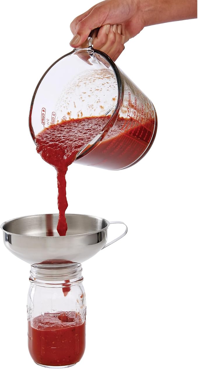 HIC Kitchen Canning Funnel, 18/8 Stainless Steel