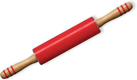 ZING! Premier Housewares Silicone Rolling Pin - Red