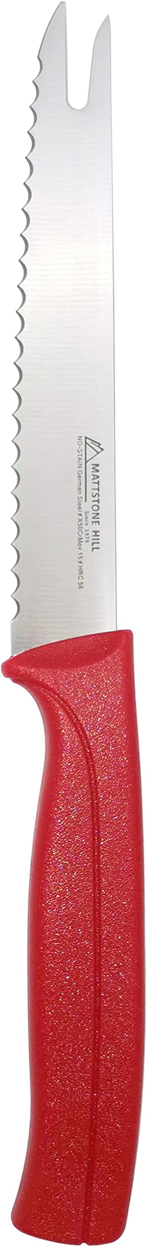 Kitchen Knife Set, MATTSTONE HILL Paring Knife Set - German Steel, Black, Blue, Green, Red