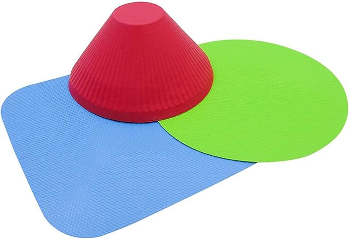 Jar Opener Gripper Pads, Rubber, Bottle Opener Top Rated For Seniors, 3 Pcs | Multi-function Reusable Jar Openers Tool for Weak Hands & Arthritis, Kitchen Gadgets