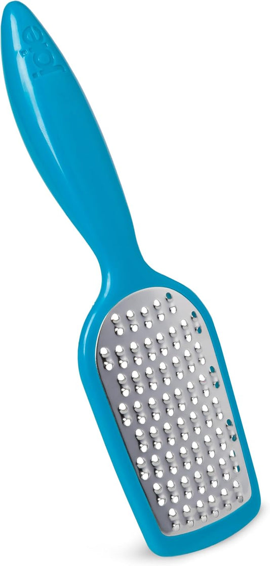 Joie Hand Grater, Compact Shredder with Ergonomic Handle, Ideal for Cheese and Vegetables, Stainless Steel, Great Gift for Home Chefs, Colors May Vary