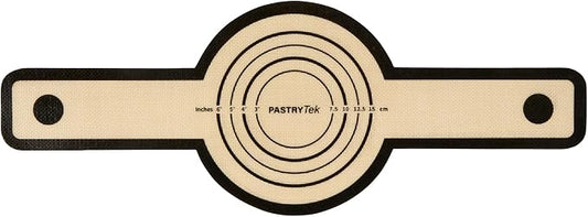 Restaurantware Non-Stick Baking Mat - 1 Count - 22.7 x 8.3 x 0.03 Inches - Silicone Dutch Oven Bread Sling - Fiberglass Artisan Bread Mat - Black