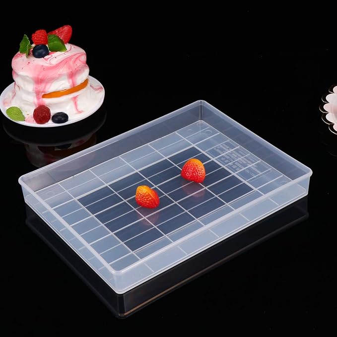 Yardwe 5pcs DIY Nougat Mold Tools Tray Tool Set Silicone Nougat Mold Nonstick Making Mat Rolling Pin Baking Tools Chocolate Candy Tools Large Scraper