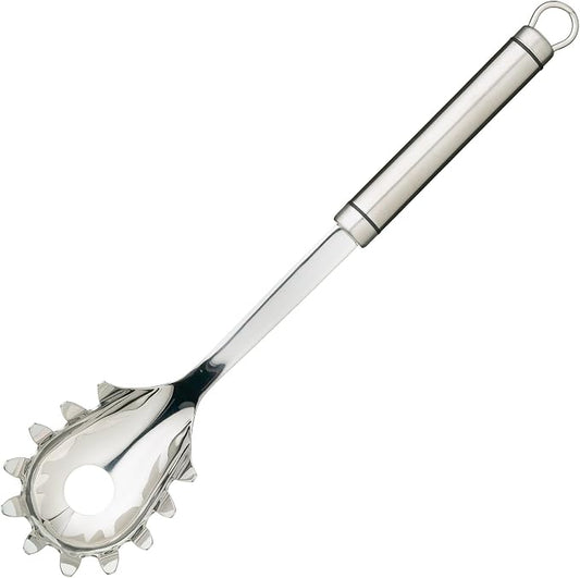 KitchenCraft Professional Spaghetti Spoon/Pasta Server, Stainless Steel, 32 cm