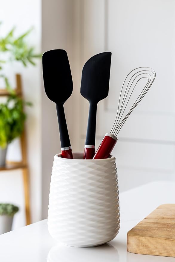 KitchenAid KQG437OHERE 2pc Silicone Spatula Set – Empire Red