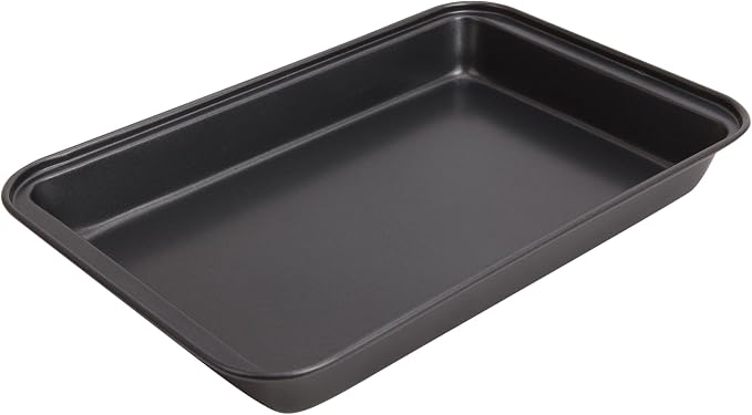 Wee's Beyond Non-Stick Easy Release Oblong Baking Pan 12.2" x 7, Dark Gray