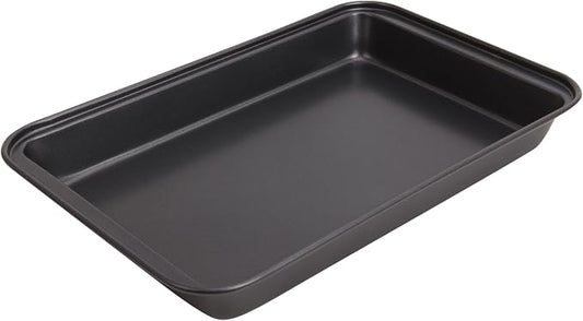 Wee's Beyond Non-Stick Easy Release Oblong Baking Pan 12.2" x 7, Dark Gray