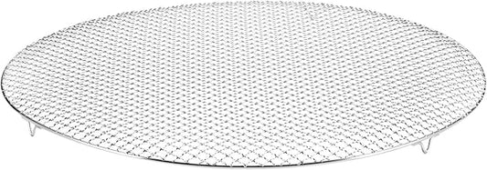 HARFINGTON Round Cooking Rack 23.6-inch Stainless Steel Cross Wire Barbecue Grill Net with 20mm Legs for Cooking Baking Steaming BBQ