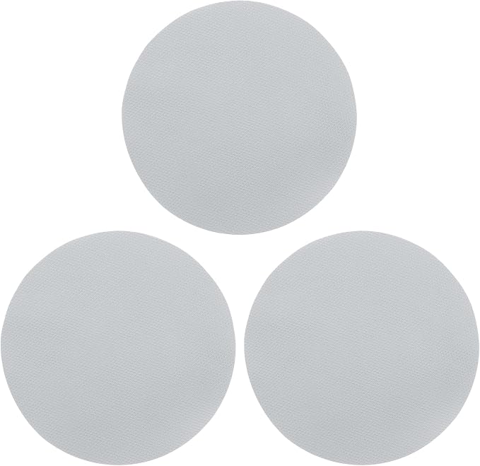 uxcell 3Pcs Rubber Jar Opener Grippers Pads, Multi-function Heat-insulated Non-Slip Grippers Pads for Jars, Kitchen Tool for Easy Opening (Grey, Circle)