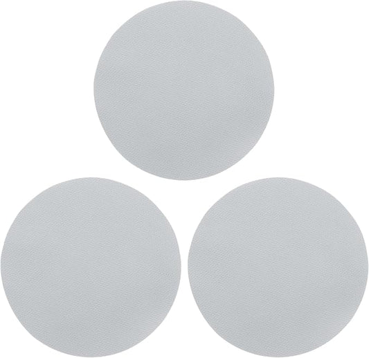 uxcell 3Pcs Rubber Jar Opener Grippers Pads, Multi-function Heat-insulated Non-Slip Grippers Pads for Jars, Kitchen Tool for Easy Opening (Grey, Circle)