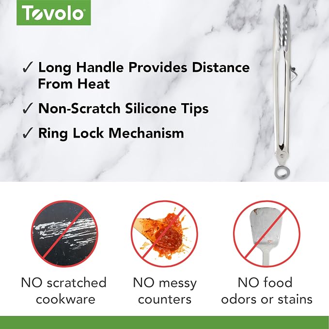 Tovolo, Tongs Tip Top Gray