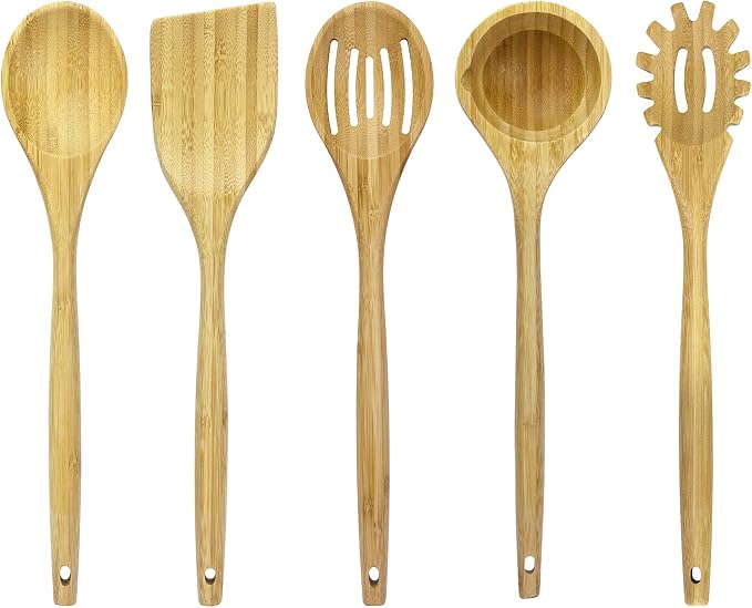 Totally Bamboo Angled Spatula Bamboo Cooking Utensil