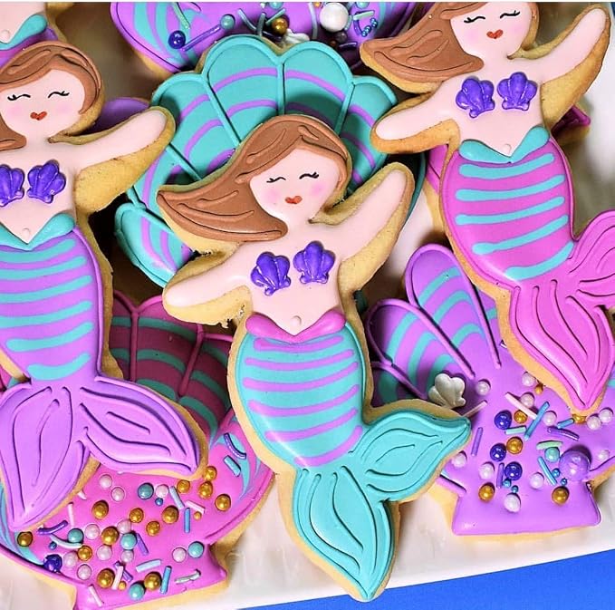 Ann Clark Mermaid Cookie Cutter, 4-3/4" Made in USA