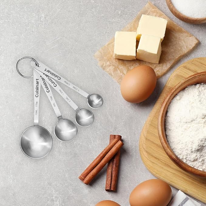 Cuisinart CTG-00-SMP Stainless Steel Measuring Spoon Set